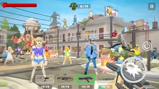 Poly Zombie Survival Shooter screenshot 2