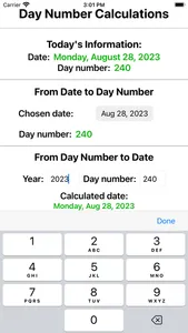 DayNumCalc screenshot 3