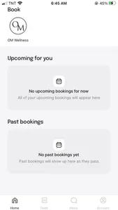 OM Wellness app screenshot 1