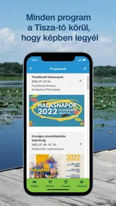 Tisza-tó App screenshot 2