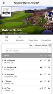 Amateur Players Tour CA screenshot 3