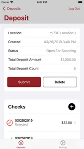 VSB Business Mobile Deposit screenshot 2