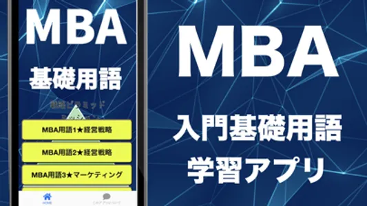 MBA 経営学修士 経営学入門基礎 用語学習 screenshot 0