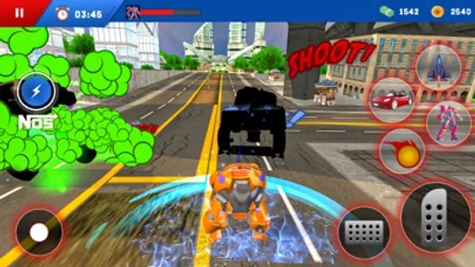 Robot Car Transform Games screenshot 1