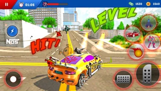 Robot Car Transform Games screenshot 2