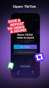 TiktoSave Repost & Save screenshot 0