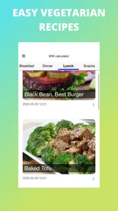 Easy Vegetarian Recipes App screenshot 0