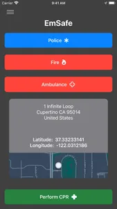 EmSafe - Emergency Travel App screenshot 0