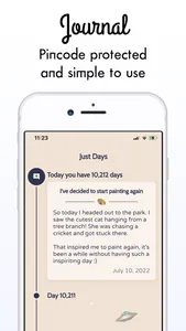 Just Days: Day tracker & Diary screenshot 1