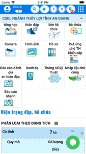 CSDL hồ đập tỉnh An Giang screenshot 1