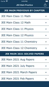 JEE Main Practice Tests screenshot 0