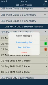 JEE Main Practice Tests screenshot 2