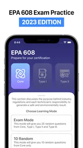 EPA 608 Practice - HVAC Exam screenshot 0