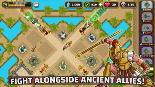 Allies TD: Tower Defense Games screenshot 1