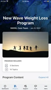 New Wave Weight Loss App screenshot 1