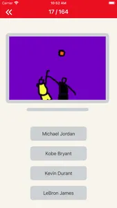 看图猜球星-火柴人NBA，哪些是你记忆中的感动？ screenshot 1