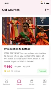 Learn Kathak screenshot 1