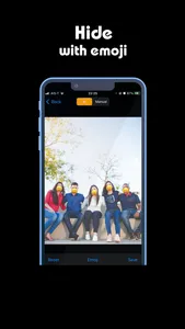 Hide Face - เบลอหน้า, อีโมจิ screenshot 1