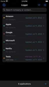 Logger - Track Job Application screenshot 0