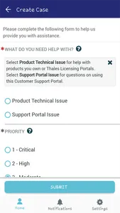 Thales Customer Support screenshot 2