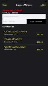 XpensList: Easy Expense List screenshot 3