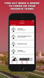 Aurora Huskies Athletics screenshot 2