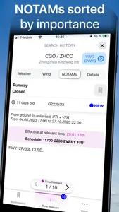 SmartBriefing METAR,TAF,NOTAMS screenshot 6