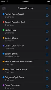 GymSheet - Workout Tracker screenshot 1