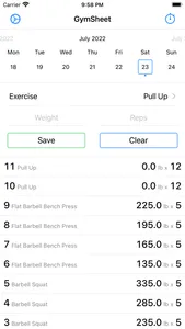 GymSheet - Workout Tracker screenshot 2