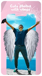 Angel Wings Cute Photo Editor screenshot 4