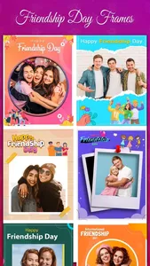 Friendship Day Frames & Wishes screenshot 0