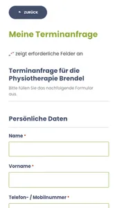 Physiotherapie Brendel screenshot 1