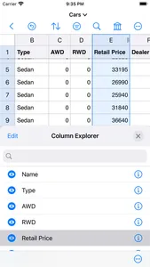 Easy CSV Editor Mobile screenshot 2