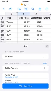 Easy CSV Editor Mobile screenshot 5