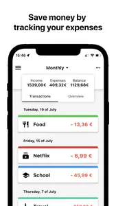 Economic - Expense tracker screenshot 0