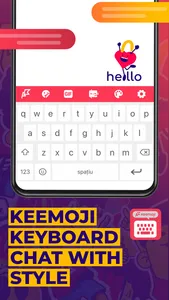 Keemoji Keyboard: Text & Chat screenshot 0