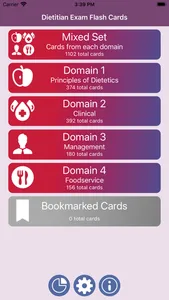 Dietitian Exam Flash Cards screenshot 0