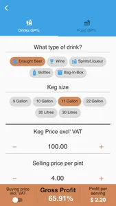 Hospitality Calculator screenshot 0