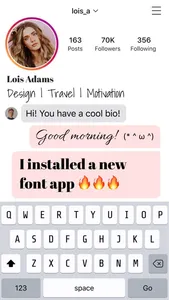 Font, Keyboard Skin for iPhone screenshot 1