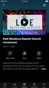 Park Meadows Baptist Church screenshot 2