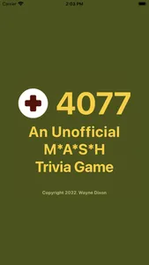 4077: M*A*S*H Trivia Game screenshot 0