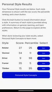 Personal Style Indicator Lite screenshot 5