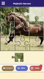 Majestic Horses Puzzle screenshot 0