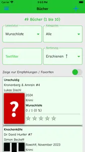 Meine Buchliste screenshot 2