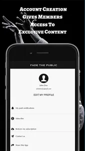 Fade The Public App screenshot 4