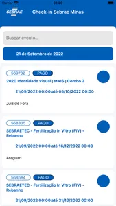 Check-in Sebrae-MG screenshot 1