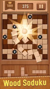 Wonder Wood Sudoku Block 3D screenshot 1