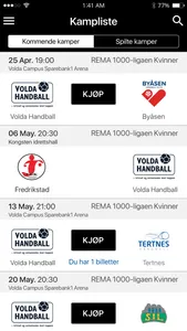 Volda handball screenshot 1