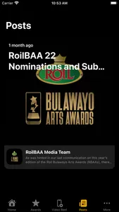 Byo Arts Awards screenshot 2