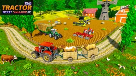 Real Tractor Trolley Simulator screenshot 5